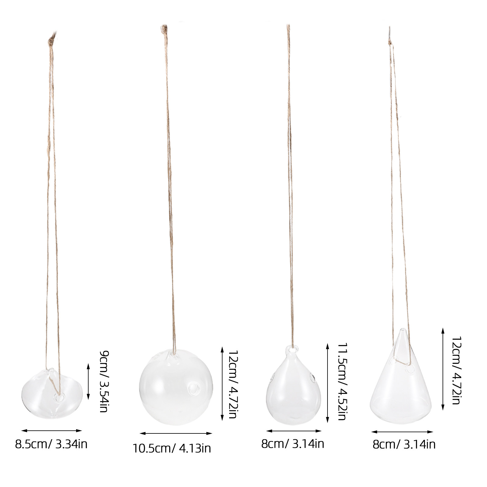 4 vasos de vidro para pendurar - Propagation Station Vase avaliação e preço